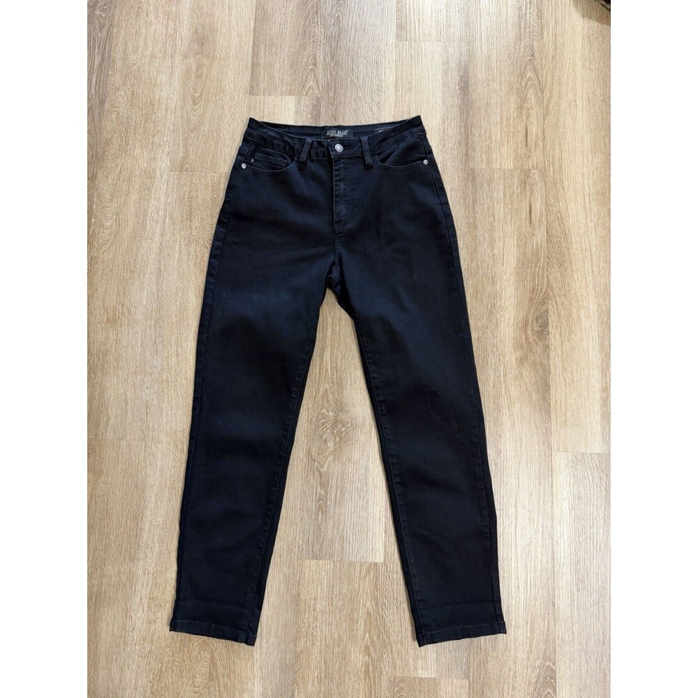Judy Blue Women’s Boyfriend Fit Black Jeans Comfort Casual Stretch Denim 5/27